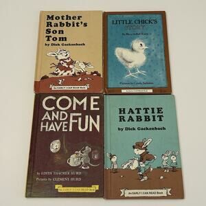 An Early I Can Read Books Harper and Row 60s and 70’s Vintage Lot of 4